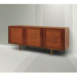 Gio Ponti, - Credenza in legno mod. 2184 per la collezione Modern. Rivestimenti in [...]