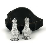 Silver salt and pepper, USA, 1915 ca - 925 silver. Marshall Field & Co. 275gr -