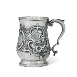 A silver tankard, London, 1758 - H 12.5cm, 290gr -