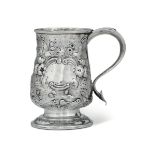 A silver tankard, London, 1759 - H 13.3cm, 260gr -