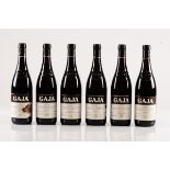 Angelo Gaja, Barbaresco, 1977, - 6 bts 6 BN (abrasioni, mancanze e macchie sulle [...]