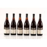 Angelo Gaja, Barbaresco, 1974, - 6 bts 2 BN, 4 TS (abrasioni sulle etichette) -