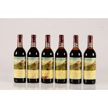 Monsanto, Chianti Classico, 1977, - 6 bts 1 BN, 4 TS, 1 S (macchie sulle etichette) -