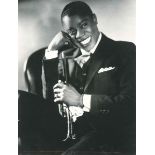 Photo Files, Louis Armstrong, fotografato nel 1932 - cm 24,7x18,4 Timbro Archivio [...]