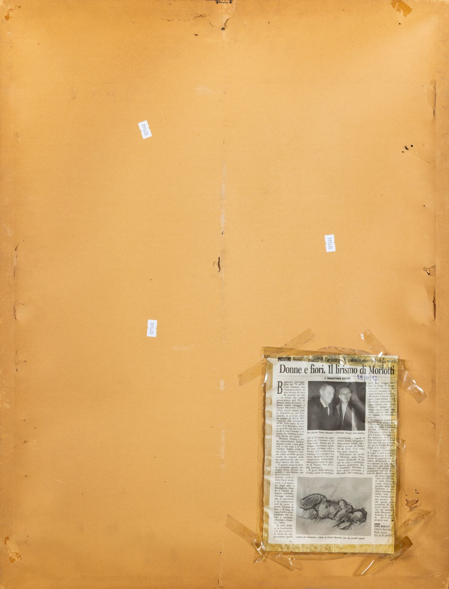 Ennio Morlotti (1910-1992), Studio per bagnanti, 1988 - pastello su carta, cm 52x36 [...] - Bild 4 aus 4