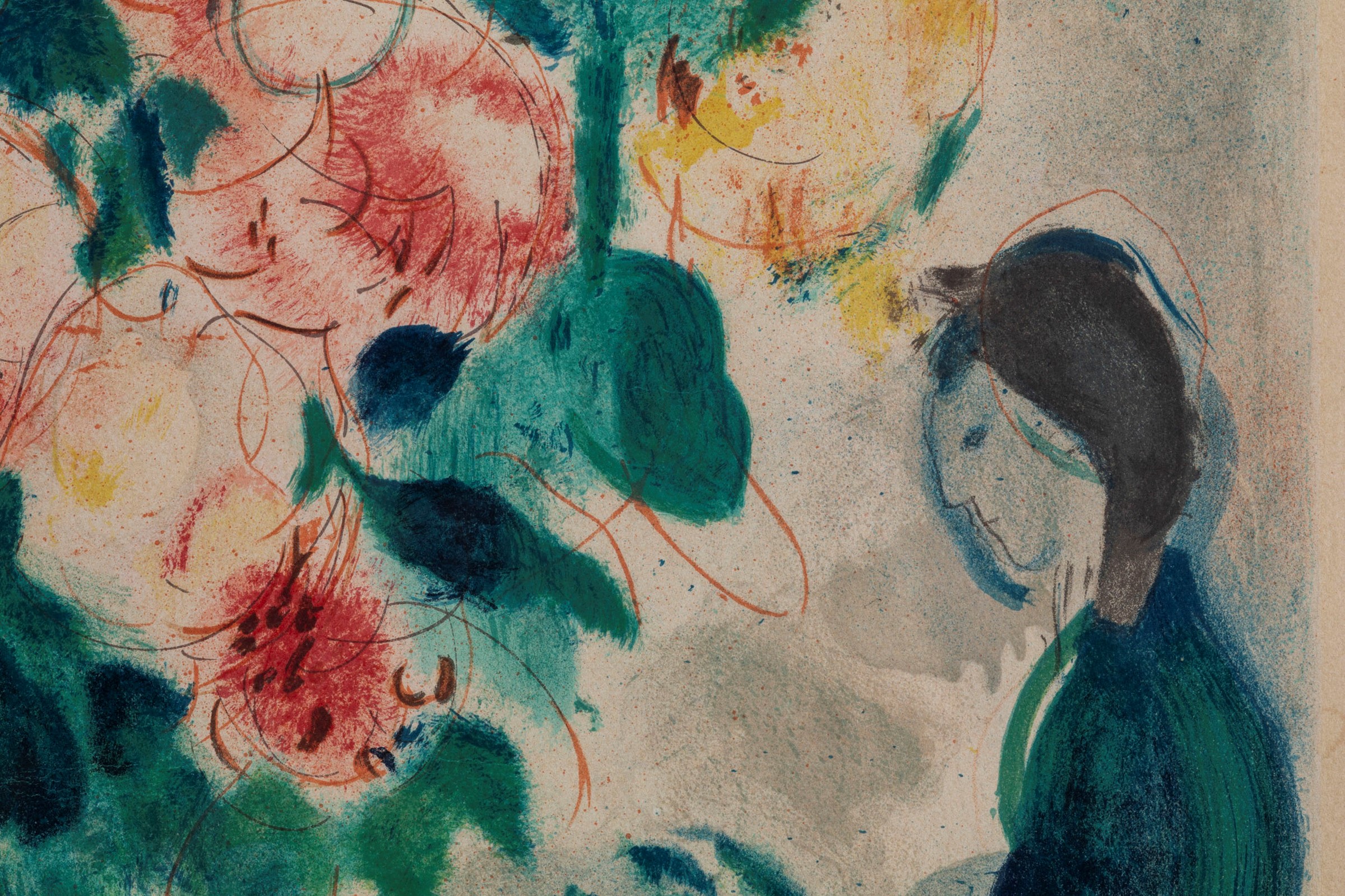 M. Chagall, Le bouquet, 1955 - Image 5 of 5