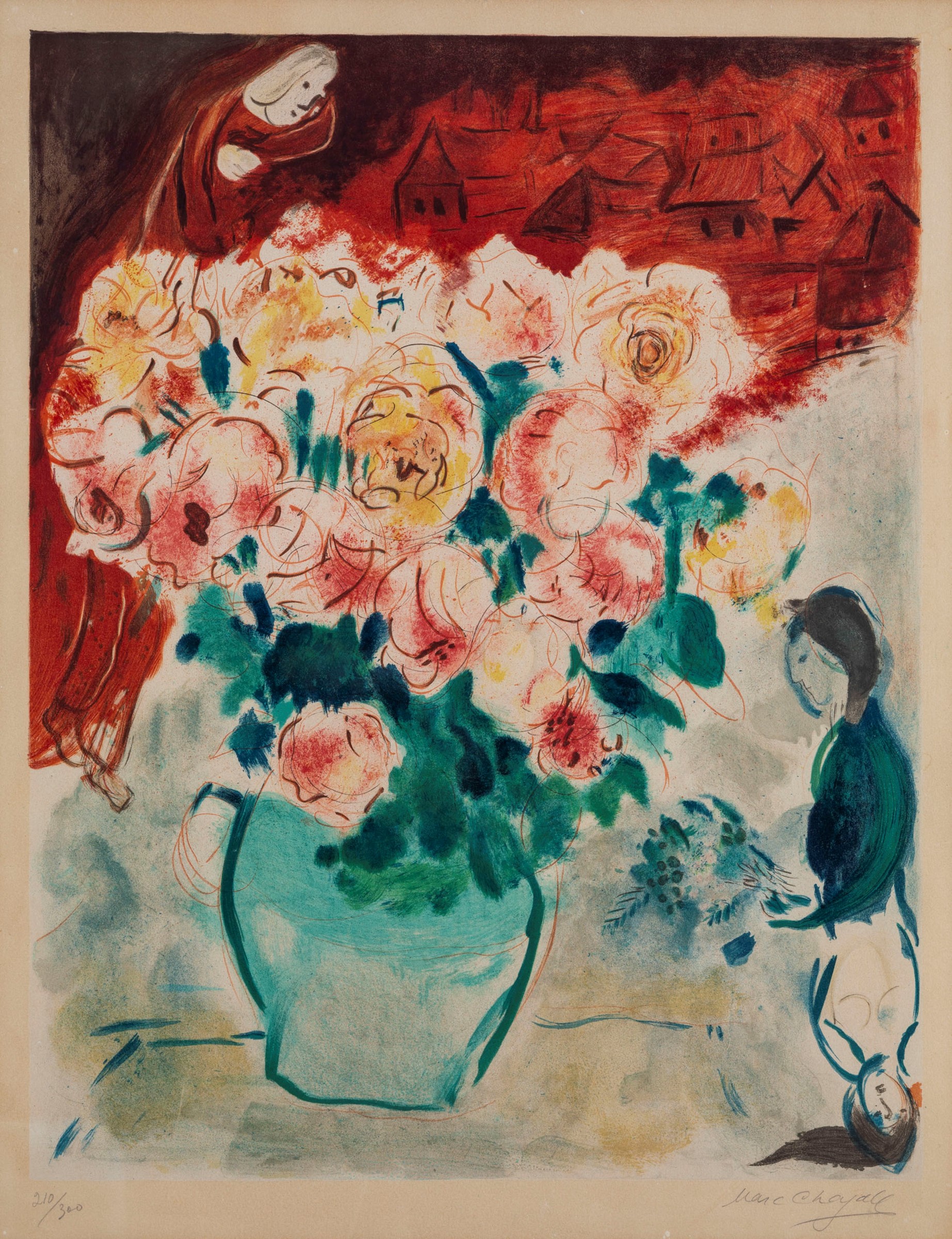 M. Chagall, Le bouquet, 1955