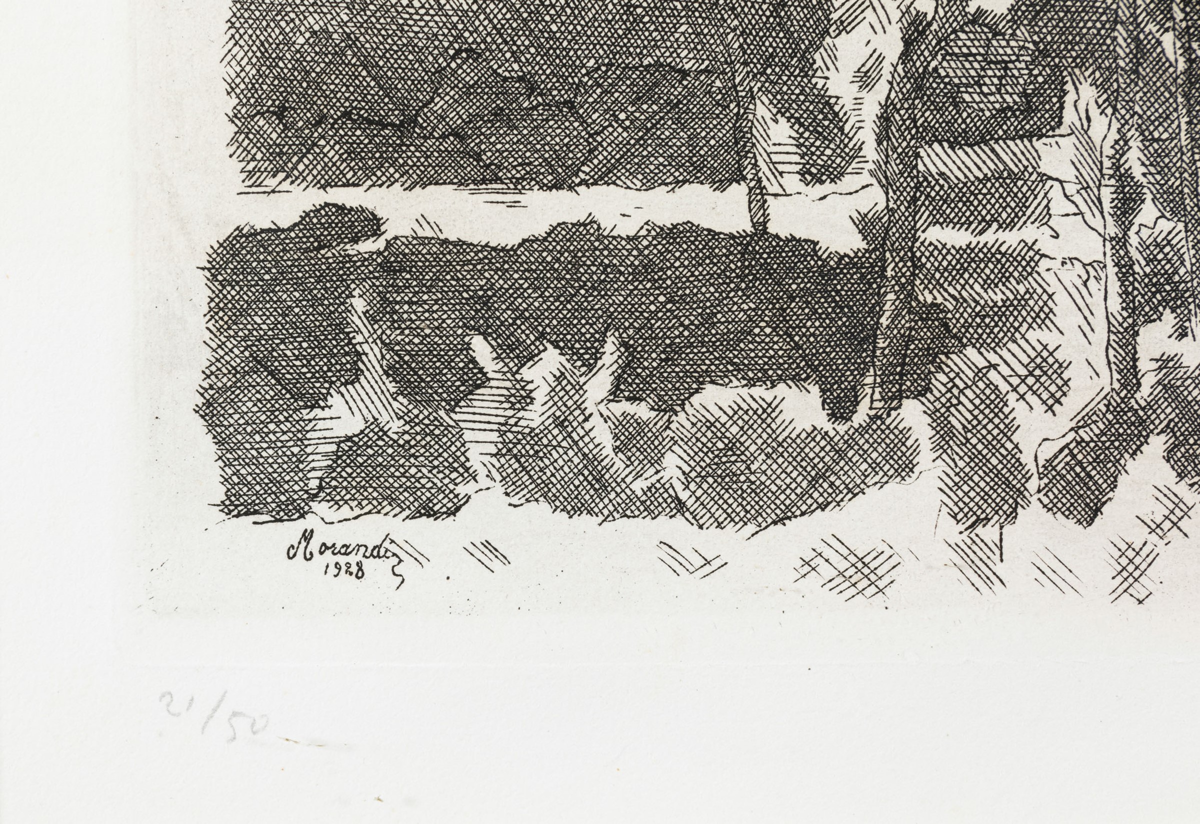 G. Morandi, Poggio al mattino, 1928 - Image 4 of 5