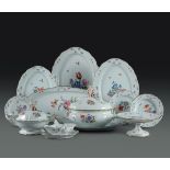 Servizio da tavola Meissen, seconda metà del XX secolo, - - Porcellana. Marca: [...]