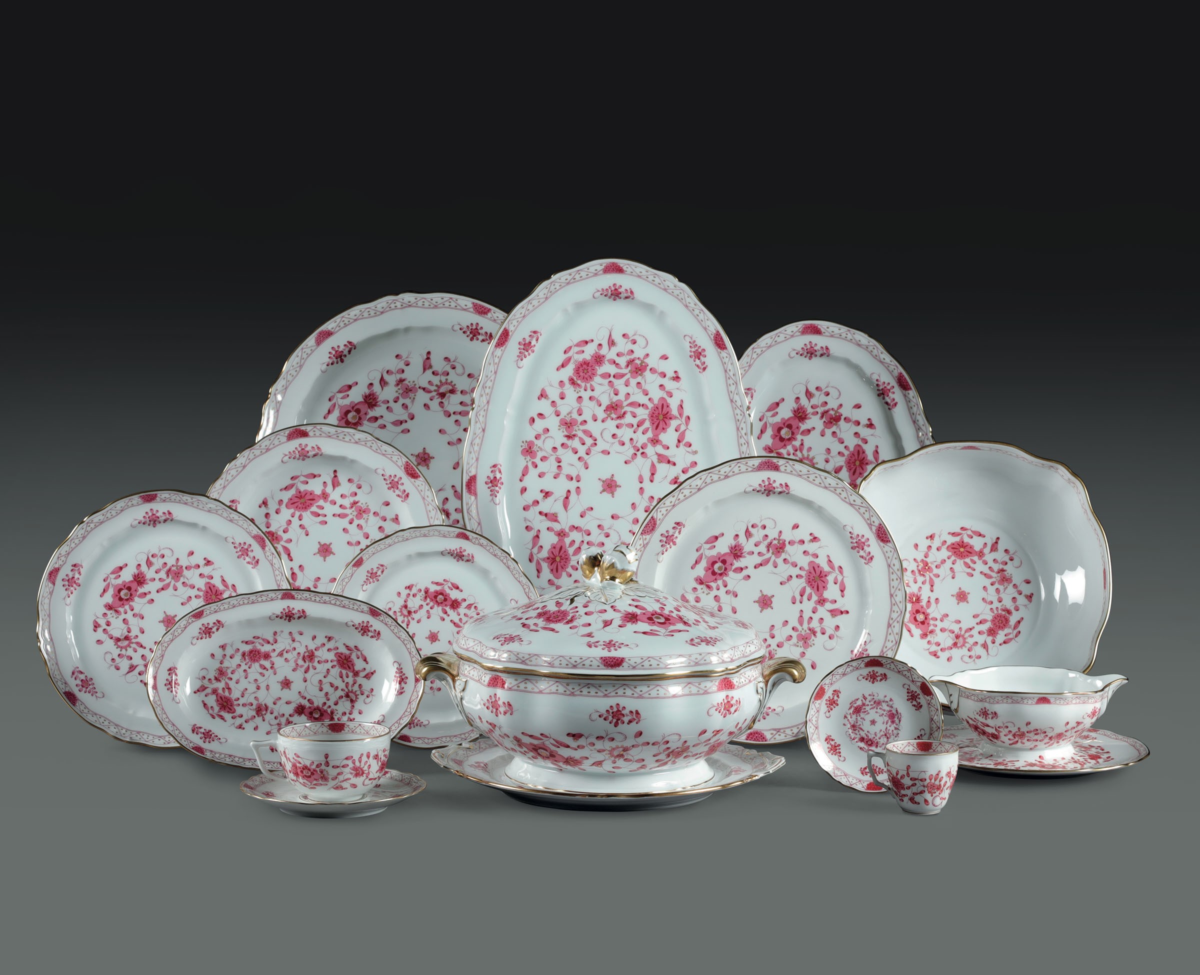 Servizio da tavola Limoges, Manifattura Porcelaines Raynaud & Cie, per Radif Genova [...]