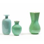 G. Gariboldi, Richard Ginori, San Cristoforo - A lot with three ceramic vases. Milan, [...]