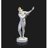 Gio Ponti, Richard Ginori, Sesto Fiorentino 1930ca - A white porcelain figurine with [...]