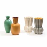 G. Gariboldi, Richard Ginori, San Cristoforo - A lot with four earthenware vases. [...]