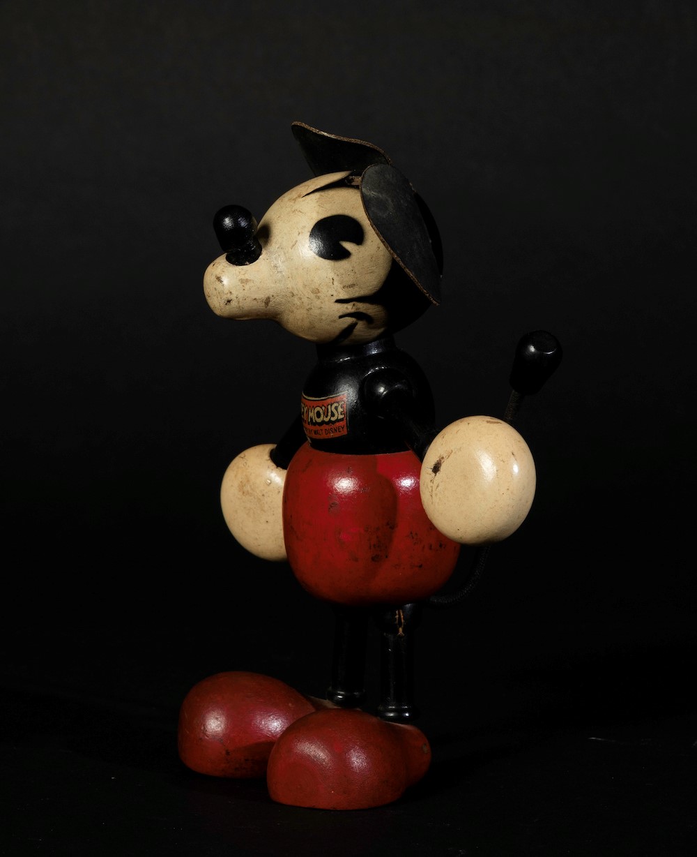 Sevi, Italy, 1930ca - A figure of Mickey Mouse in painted wood. H 18cm. - - Image 3 of 5
