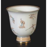 Gio Ponti, Richard Ginori, Sesto Fiorentino, 1930s - A porcelain cup. H 18.5cm, diam [...]