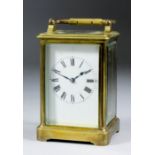 A late 19th/early 20th Century French carriage timepiece by Henri Jacot of Paris, No. 15163, the