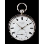 A George IV silver Consular cased pocket chronometer by James Murray, Royal Exchange, London, No.