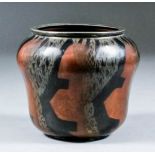 A WMF Dinanderie vase, with geometric designs, stamped marks to base and Nos. 93/524, 4ins high