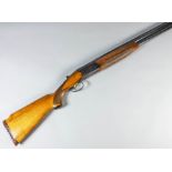 A 12 bore over and under shotgun by Beretta, Model BL4, Serial No. P49744, this model is the