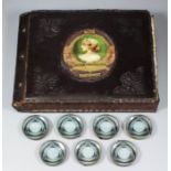 A collection of twenty-four Tiffany & Co. magnifying glass lenses, with trefoil design, each