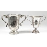 "Gibraltar Garrison Football Association Governors Cup Competition" - A George V silver two-