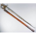 An 1897 pattern Infantry Officer's sword, by Hobson & Sons, London, Serial No. 99349, the 33ins