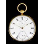 A good Victorian 18ct gold consular cased pocket watch by Charles Frodsham, 84 Strand, London, No.