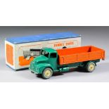A Dinky Toys diecast Leyland Comet wagon with hinged tailboard, No. 532, green cabin and chassis,