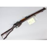 A deactivated .303 calibre short magazine military rifle by Lee Enfield, dated 1939, Serial No.