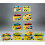 A collection of twenty-three Matchbox Superfast diecast vehicles, including - a Ford wildlife truck,