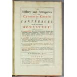 Rev. J. Dart - "The History and Antiquities of the Cathedral Church of Canterbury", printed and sold