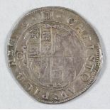 A Charles I (1625-1649) silver half Crown, mint mark Portcullis (1633-1634), 35.3mm diameter (weight