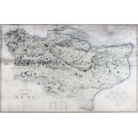 Christopher Greenwood (1786-1855) and John Greenwood (fl.1821-1840) - Coloured engraving - "Map of