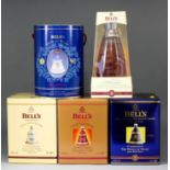 Eleven decanters of Bell's Old Scotch Whisky, including - "To Commemorate the Prince of Wales'