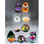 Fifteen limited edition Caithness glass paperweights, including - six of Royal interest, Queen