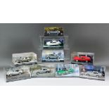 A group of twenty-one "James Bond" magazine issue diecast models, including - "Thunderball" Aston