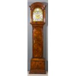 An early 18th Century walnut longcase clock by Obadiah Smith, Ratcliffe Highway, London, the 12ins