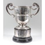 "Royal Engineers Aldershot Point-to-Point Challenge Cup (Welter)" - A late Victorian silver two-