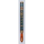 A William IV turned wood truncheon, painted with crown over "IVWR No.20 Blandd" (Blandford), "