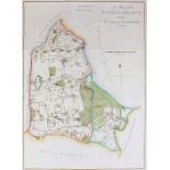 John Bayly (18th Century English school) - Three coloured engravings - "A Map of The Hundred of