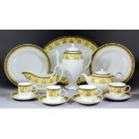 A Wedgwood bone china "India Vine" pattern dinner, tea and coffee service for eight place