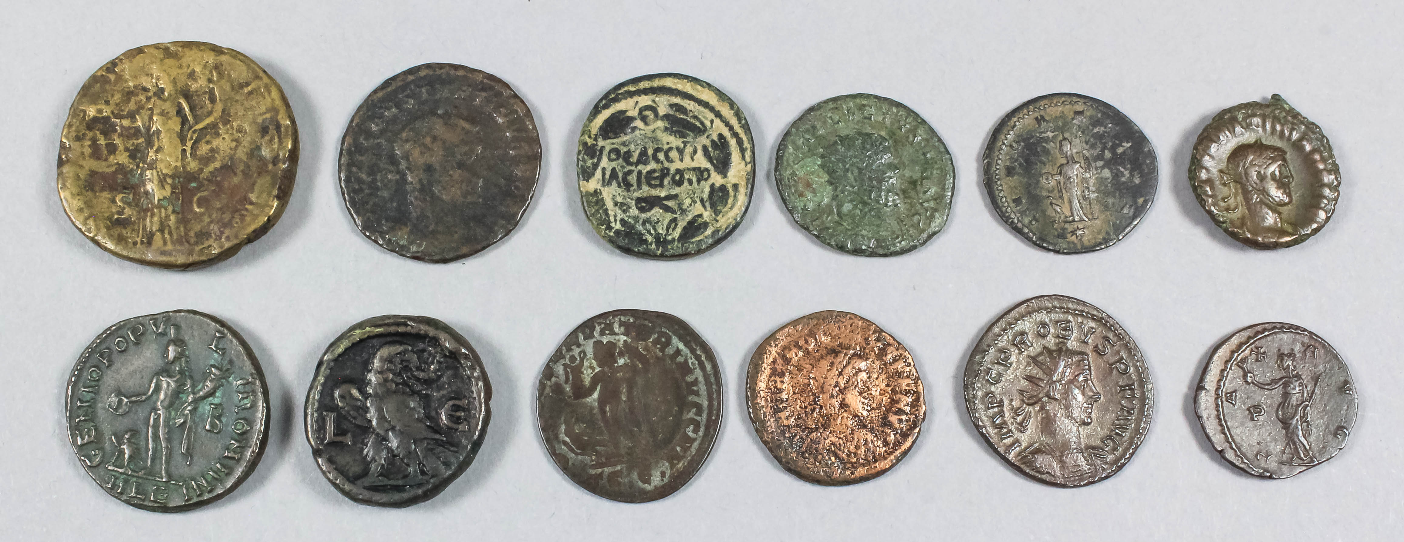 Roman - Fifty mixed bronze coins, various