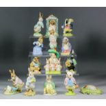 Fifteen Royal Albert Beatrix Potter figures, including - "Pigling Bland", 4.25ins high, and "Timmy