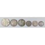 A collection of Twenty silver coins - William III to Victoria (various denominations)