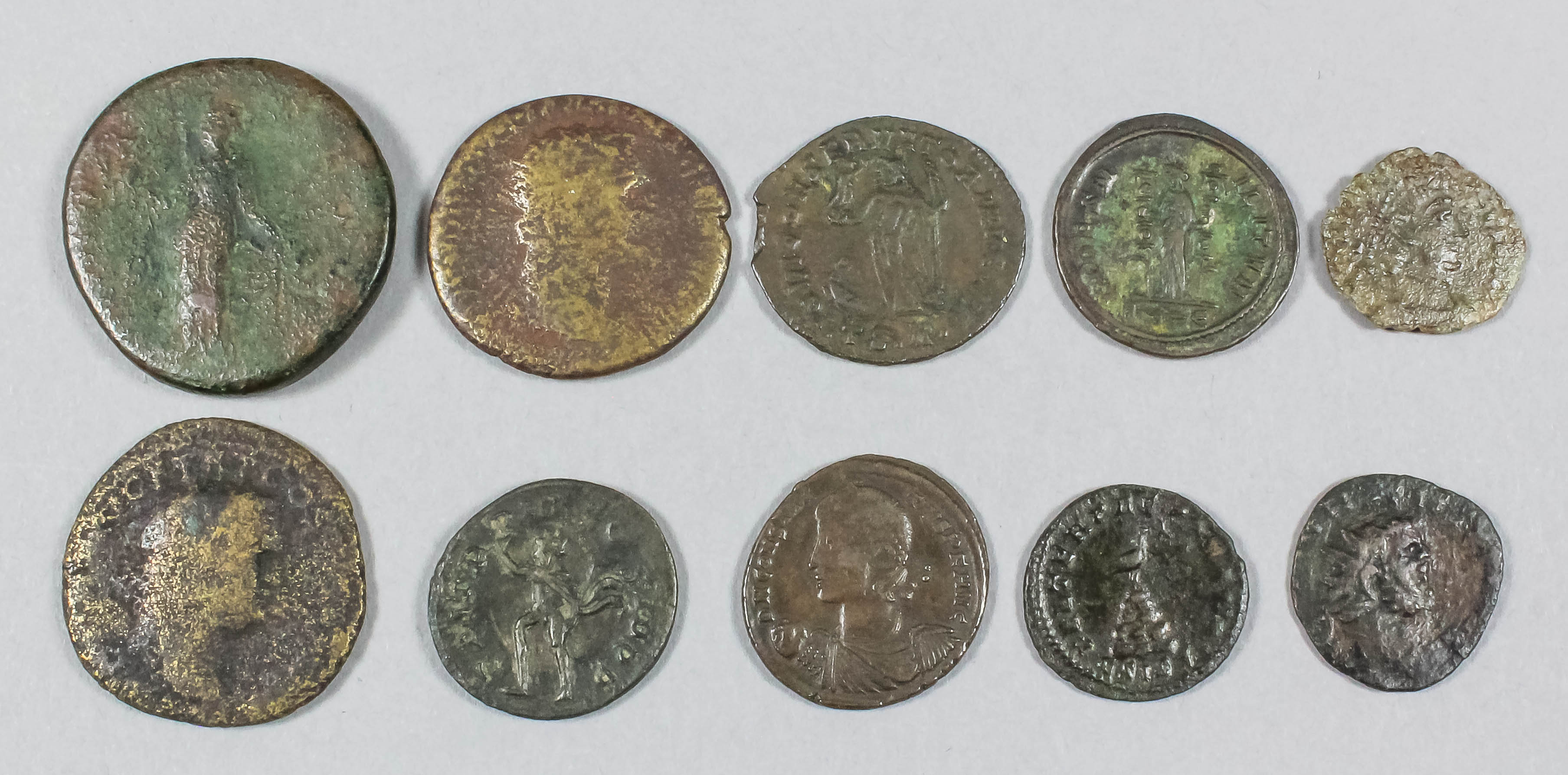 Roman - Forty mixed bronze coins, various