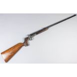 A .410 single barrel shotgun (converted rook rifle) by Tranter, Serial No. 1856, the 25.5ins