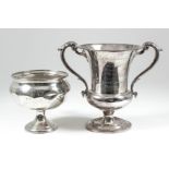 "Royal Tournament 1923 Tug-of-War (110 St.) Army First Prize" cup - A George V silver two-handled