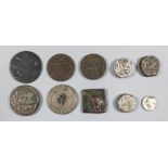 An extensive collection of ancient Indian bronze, copper and silver coins, various