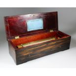 A mid 19th Century six air musical box by Nicole Freres of Geneva, No. 37117, the unrestored key