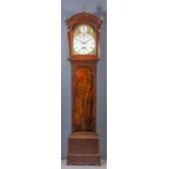 A late 18th/early 19th Century mahogany longcase clock by Richard Comber of Lewes, the 12ins